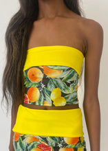 Load image into Gallery viewer, Black Lemon Fold Over Top