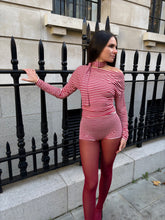 Load image into Gallery viewer, Red Stripe Hotpants

