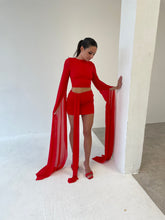 Load image into Gallery viewer, Red Cape Sleeve Set
