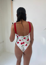 Load image into Gallery viewer, White Cherry Swimsuit
