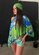 Load image into Gallery viewer, Green Pucci Poncho
